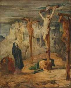 Le Golgotha by Jules-Elie Delaunay