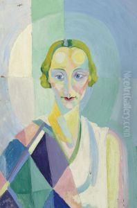 Portrait De Madame Heim by Robert Delaunay