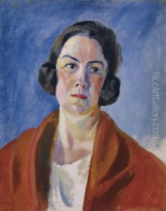 Portrait D'helene Marre by Robert Delaunay