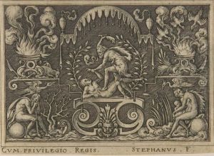 2 Bll. Aus Der Folge Von 6 Bll.: Differentes by Etienne Delaune