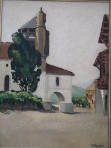 Village Basque by Andre Delauzieres
