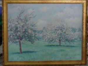 Arbres Fruitiers En Fleurs by Geex Delavallee