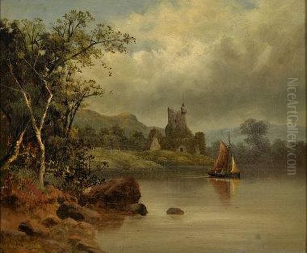 A Landscape With A Castle And Lake - view 1