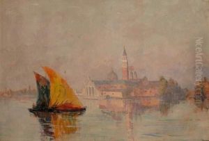Soleil Levant Sur Le Campanile Et San Giorgio Major A Venise