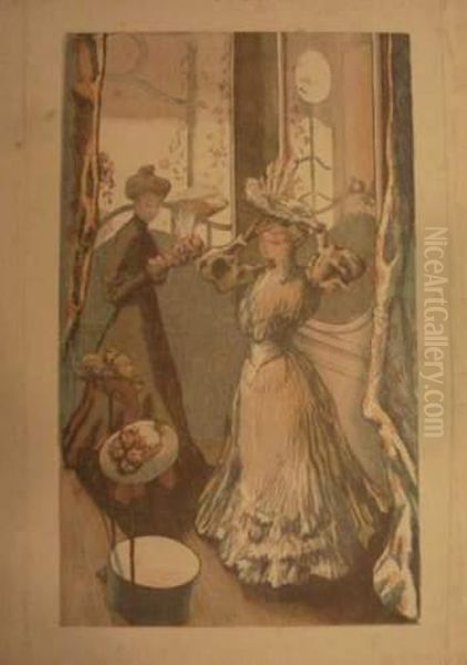 Modiste. Vers 1900. - view 1