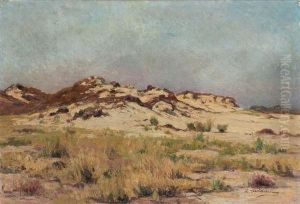 Landscape With Sand Dunes by Leon Delderenne