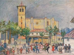 Fete A Lizurquil by Robert-Adrien Deletang