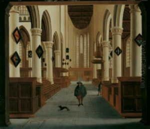 Kircheninterieur by Adriaen Cornelisz Delff