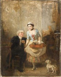 La Recompense De La Musicienne by Eugene Delfosse