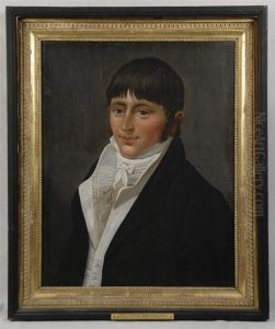 Portrait Of Captain Samuel Doten by Charles Delin