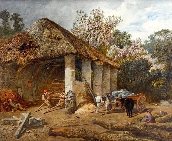 A Farmyard Corner - view 1