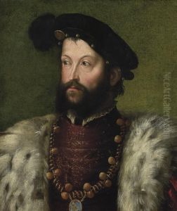 Portrait Of A Bearded Man, Bust-length by Niccolo Dell'Abate