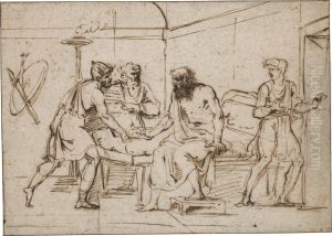 Socrates Being Shown His Condemnation by Giovanni Battista Dell'Era
