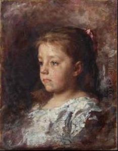 Ritratto Di Fanciulla by Umberto Dell'Orto