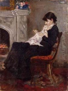 Giovane Donna Che Ricama