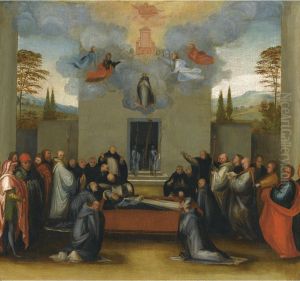 The Lying In State And Ascension Of Saint Anthonius