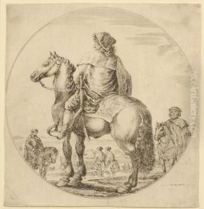 A Hungarian Horseman by Stefano della Bella