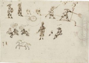 Studies Of Soldiers And Cavaliers