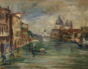 Veduta Di Canal Grande by Mario Della Foglia