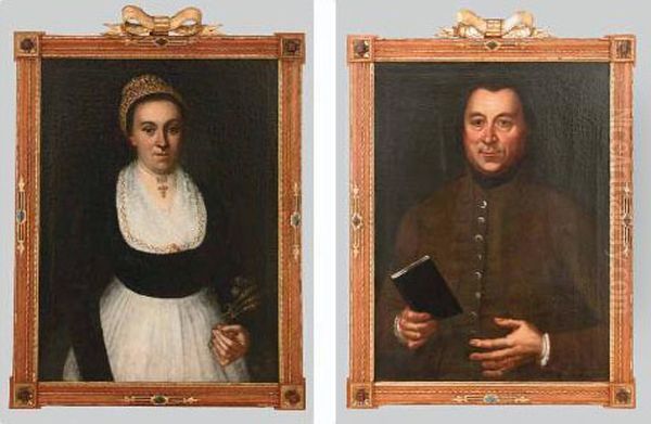 Ritratto Del Birraio Caspar Sawald E Di Sua Moglie Christina Aus Eggenfelden - view 1