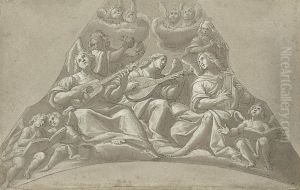 A Concert Of Angels by Giovanni Battista della Rovere