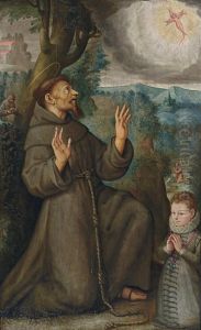 San Francesco Riceve Le Stimmate by Giovanni Battista della Rovere