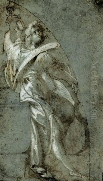 Musizierender Engel - view 1