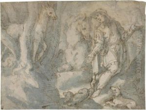 Saint Hubert by Giovanni Battista della Rovere