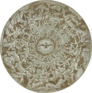 Design For A Cupola With The Holy Spirit And Circles Of Angels And Saints