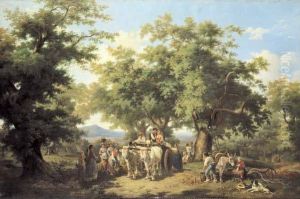 La Raccolta Delle Castagne by Pietro Della Valle