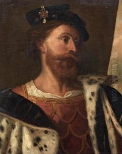 Ritratto Di Gentiluomo Con Cappello E Pelliccia