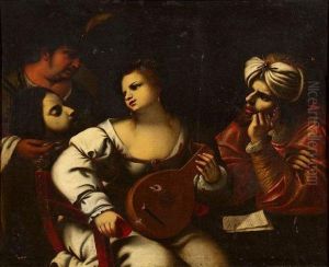 La Tete De Saint Jean-baptiste Rapportee A Herode by Pietro Della Vecchio