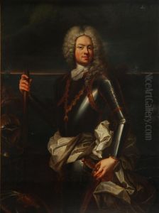 Ritratto Di Ammiraglio Genovese In Armatura by Giovanni Maria delle, called Mulinaretto Piane
