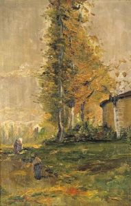 Figure Nel Paesaggio by Nina Delleani