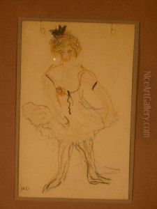 Danseuse En Tutu by Henriette Deloras