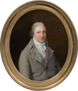 Portrait De Monsieur Pierre Trottier (1756-1835) by Augustin Delorme