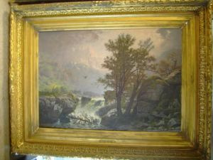 Paysage A La Cascade by H.E. Delorme