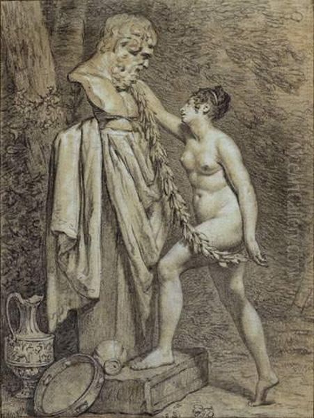 Vestale Rendant Hommage A Bacchus - view 1
