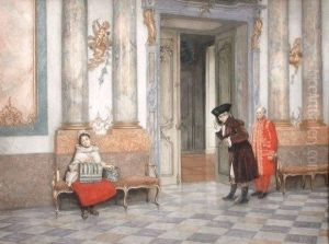 La Postulante Endormie by Charles Edouard Edmond Delort