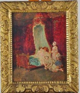 Au Lever by Charles Edouard Edmond Delort