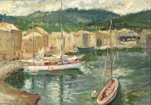 Saint Tropez. by Charles Eugene Delort