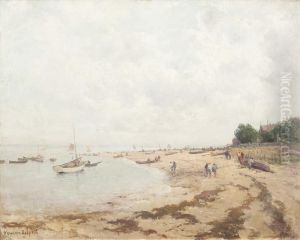 Kustenlandschaft Bei Bordeaux by Hermann Delpech