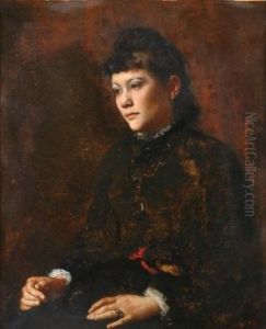 Portrait Of A Lady by Percival Deluce