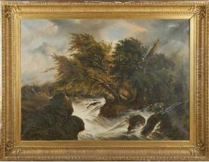 Raging Torrent by Edouard Delvaux