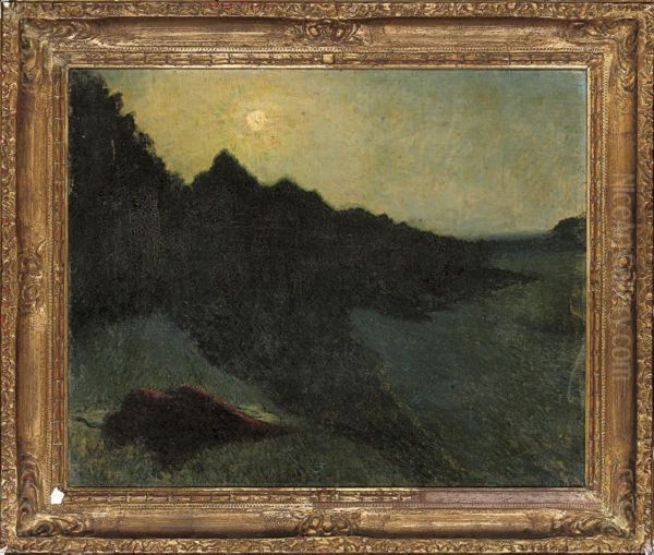 A Moonlit Landscape - view 1