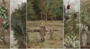 Child Fields And Flowers by Jean Joseph Delvin