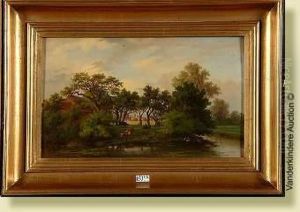 Bord De Riviere Anime by Louis Demaertelaere
