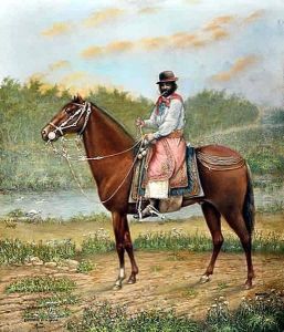 Gaucho De La Epoca De Rosas by Bernabe Demaria