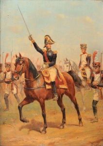 Trompette De Grenadier A Cheval Et Marechal Gerard.