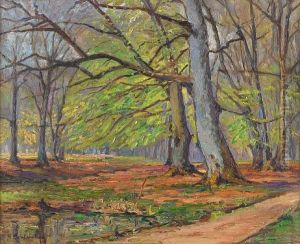 In The Woods by Mikhail Alexandrovich Demianov
